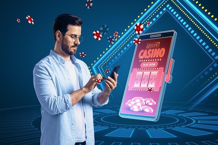 Antarmuka pengaturan taruhan dan jumlah payline di sule slot
