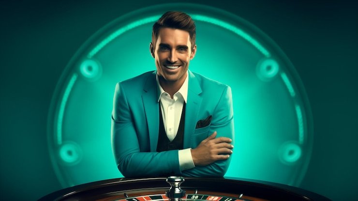 Meja Three Card Poker live dealer dengan antarmuka pemain sule slot